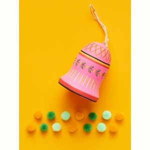 Anthropologie Cindy Painted Bell Ornament